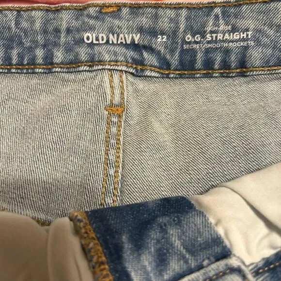 NWT Old Navy Blue Jean Shorts Relaxed Fit - Picture 3 of 11